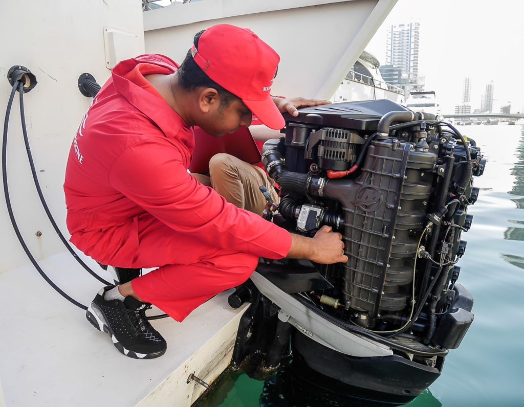 Boat Motor Repair and Marine Mechanical Repairs - Boats Yachts Motor AnD Mechanical Services Dubai Xclusive Marine 1024x796